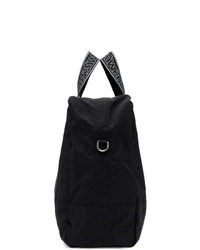 McQ Alexander McQueen Black Hyper Holdall Duffle Bag