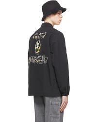 BAPE Black Harajuku Coach Jacket