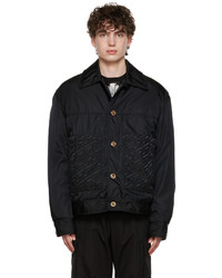 Versace Black La Greca Jacket