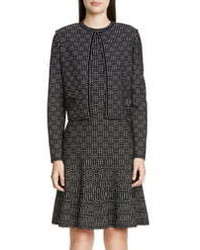 St. John Collection Graphic Ottoman Knit Jacket