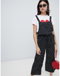 Soaked in Luxury Spot Dungaree Jumpsuit