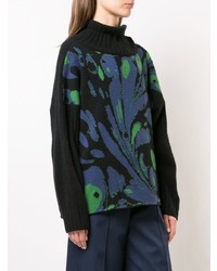 Rosie Assoulin Cashmere Floral Knit Sweater