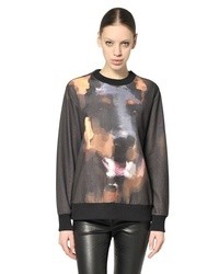Givenchy Printed Cotton Fleece Sweatshirt
