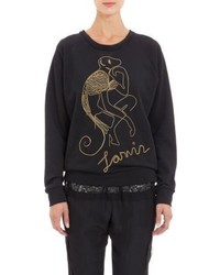 Lanvin Monkey Sweatshirt Black