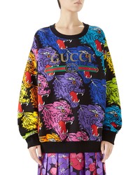 Gucci Multicolor Cat Sweatshirt
