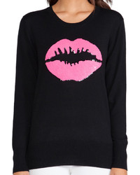 Markus Lupfer Neon Lip Sequin Sweater