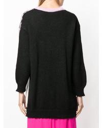Moschino Oversized Eyes Knitted Sweater