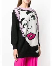 Moschino Oversized Eyes Knitted Sweater
