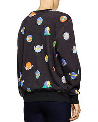 Stella McCartney Superhero Print Knit Sweatshirt