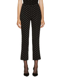 Givenchy Black Cross Print Trousers