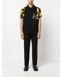 VERSACE JEANS COUTURE Baroque Pattern Print Polo Shirt
