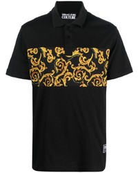 VERSACE JEANS COUTURE Baroque Pattern Print Polo Shirt
