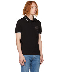 VERSACE JEANS COUTURE Black Piece Number Polo