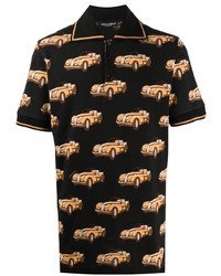 Dolce & Gabbana Car Print Polo Shirt