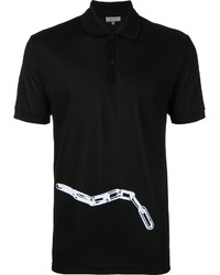 Lanvin Chain Print Polo Shirt