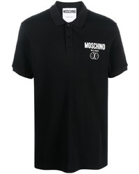 Moschino Chest Logo Print Detail Polo Shirt