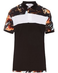 Givenchy Columbian Fit Rooster Print Polo Shirt
