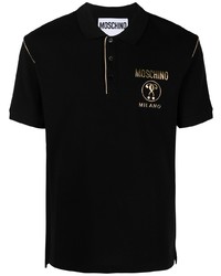 Moschino Contrast Trim Logo Polo Shirt
