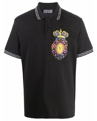 VERSACE JEANS COUTURE Crest Logo Polo Shirt