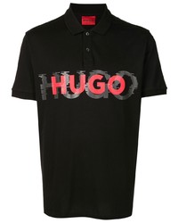 Hugo Graphic Logo Print Polo Shirt