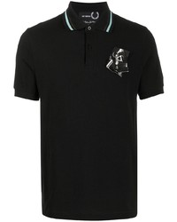 Raf Simons X Fred Perry Graphic Patch Polo Shirt