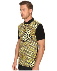 Versace Jeans All Over Baroque Tiger Print Polo