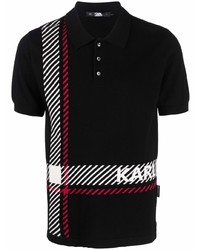 Karl Lagerfeld Knitted Polo Shirt