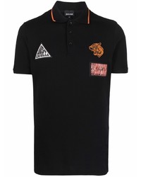 Just Cavalli Logo Patch Polo Shirt