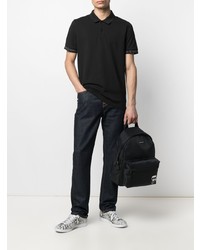 Calvin Klein Jeans Logo Print Cuffs Polo Shirt