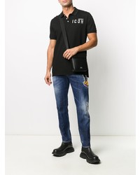 DSQUARED2 Logo Print Polo Shirt