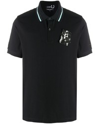 Raf Simons X Fred Perry Logo Print Polo Shirt