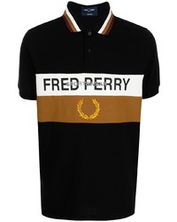 Fred Perry Logo Print Polo Shirt