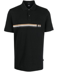 BOSS Logo Print Short Sleeved Polo Shirt