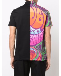 Versace Medusa Music Spliced Polo Shirt