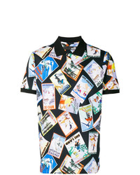 Love Moschino Mixed Post Cards Print Polo