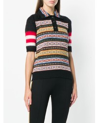 N°21 N21 Striped Jacquard Knit Sweater