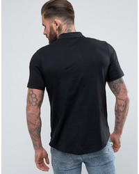 Religion Polo Shirt With Curved Hem