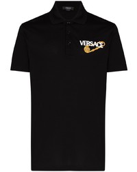 Versace Safety Pin Short Sleeve Polo Shirt