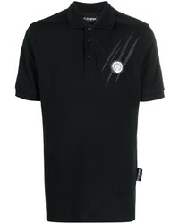 Plein Sport Scratch Print Polo Shirt