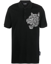 Plein Sport Tiger Print Polo Shirt