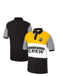 Mitchell & Ness Yellow Columbus Crew Since 96 Color Blocked Polo