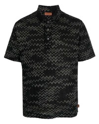 Missoni Zigzag Print Polo Shirt