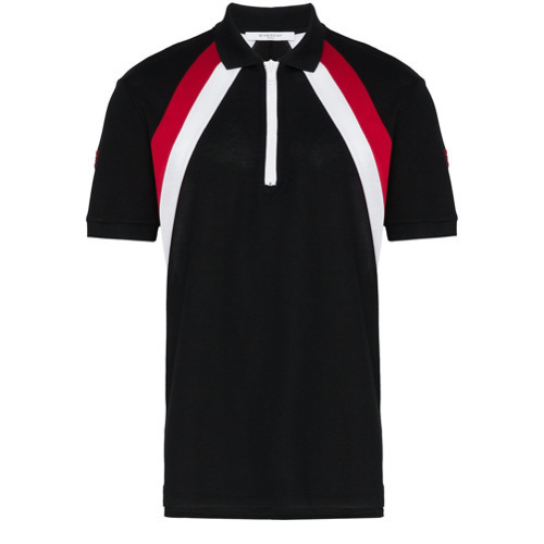 Givenchy Zip Up Polo Shirt, $440  | Lookastic