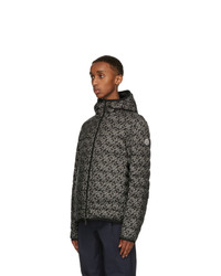 Moncler Black And Grey Down Zois Jacket