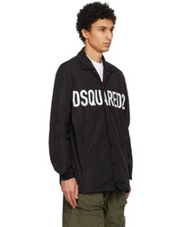 DSQUARED2 Black Printed Jacket