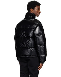 Moschino Black Shiny Puffer Jacket