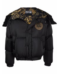 VERSACE JEANS COUTURE Logo Hooded Puffer Jacket