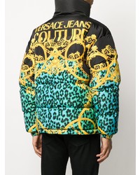 VERSACE JEANS COUTURE Multi Print Padded Jacket