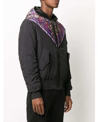 VERSACE JEANS COUTURE Paisley Print Hooded Jacket
