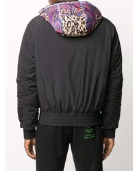 VERSACE JEANS COUTURE Paisley Print Hooded Jacket
